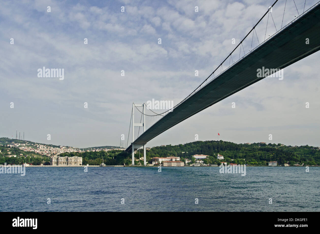 Autobahnbrücke Halic Brücke, Istanbul, Türkei Stockfoto