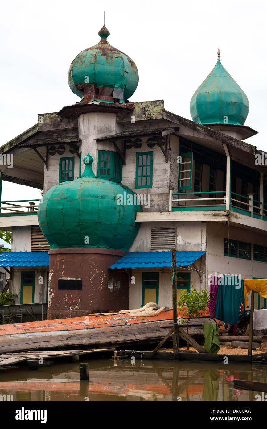 Moschee, Banjarmasin, Borneo, Indonesien, Asien Stockfoto