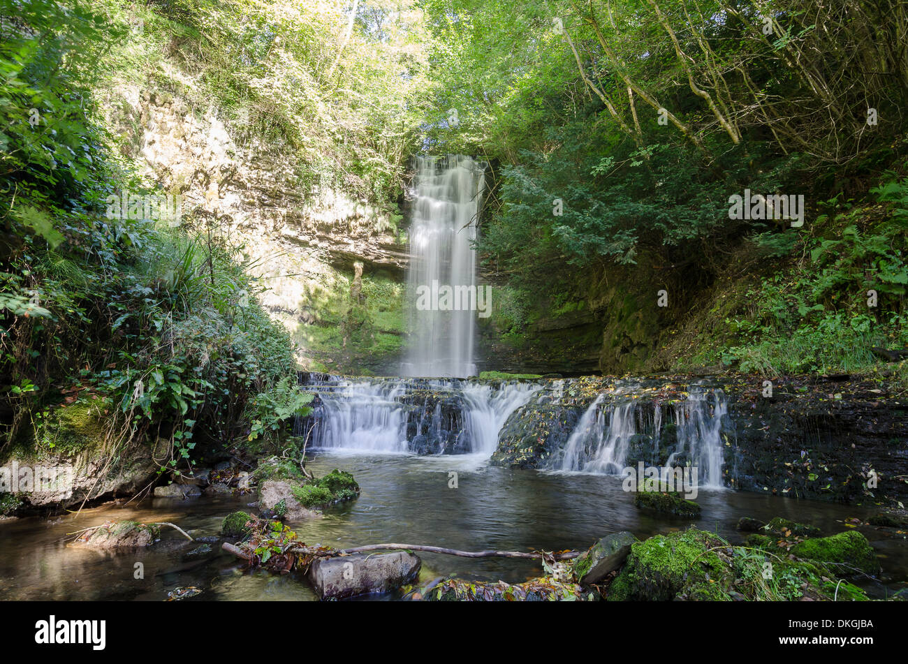 Glencar Wasserfall, Irland Stockfoto