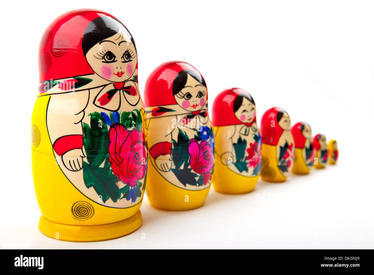 Russische Puppen. Stockfoto