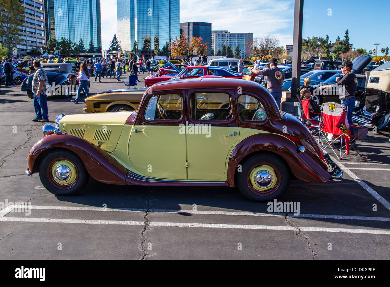 Ein MG Y-Typ an die Motor4Toys Spielzeug Wohltätigkeitsaktion in Woodland Hills California 2013 Stockfoto