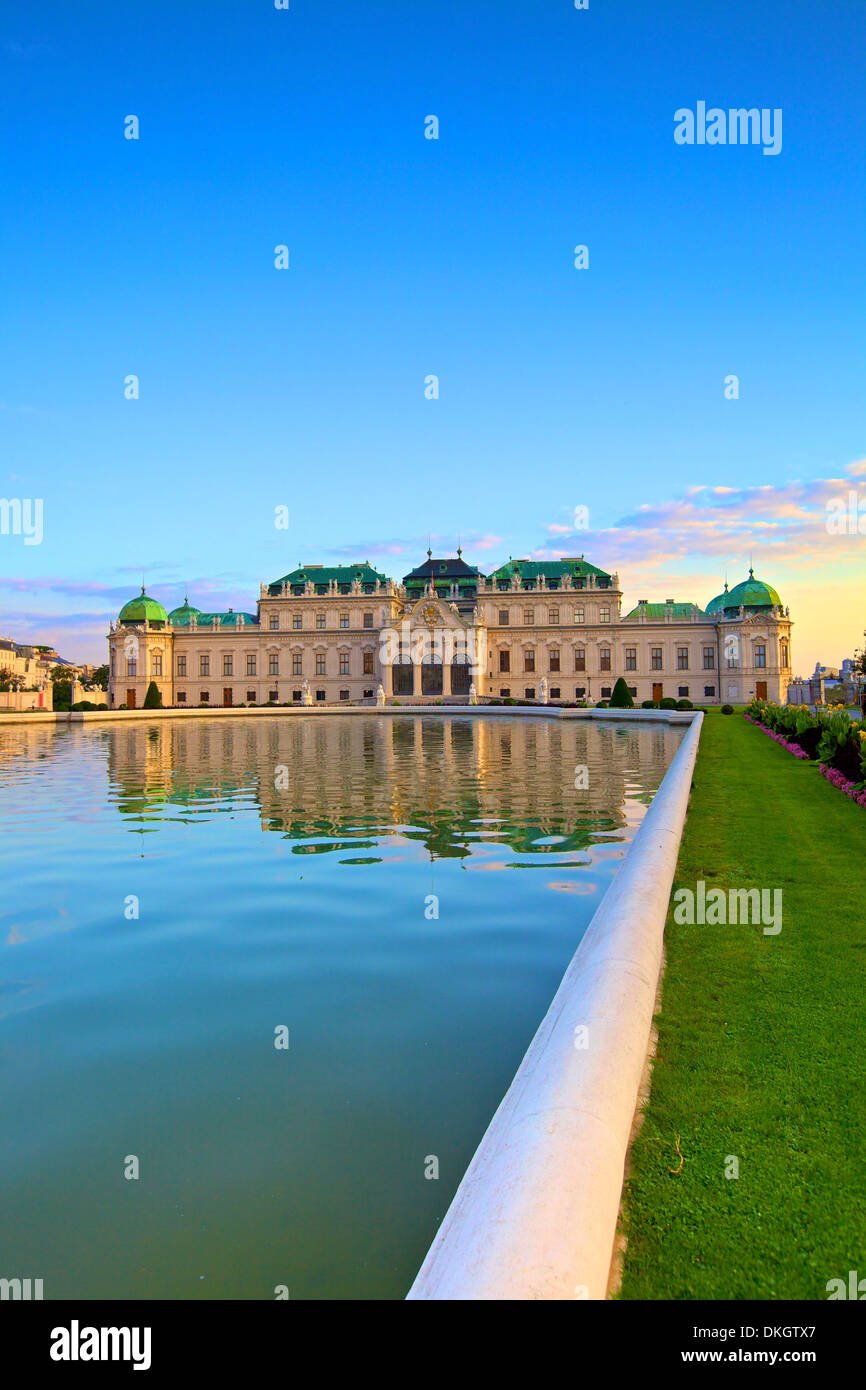Belvedere, UNESCO-Weltkulturerbe, Wien, Österreich, Europa Stockfoto