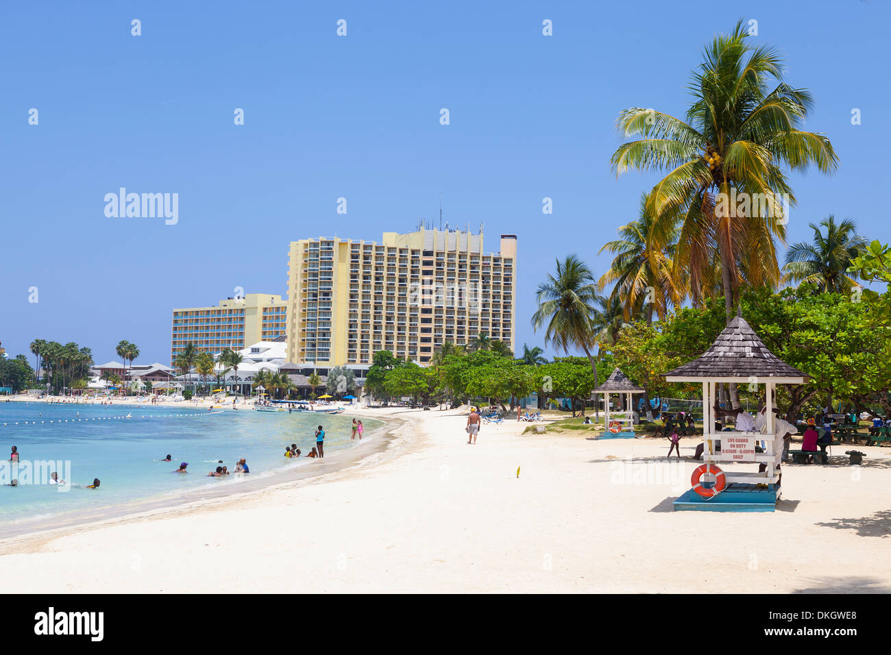 Turtle Bay, Ocho Rios, Jamaika, Westindische Inseln, Karibik, Mittelamerika Stockfoto