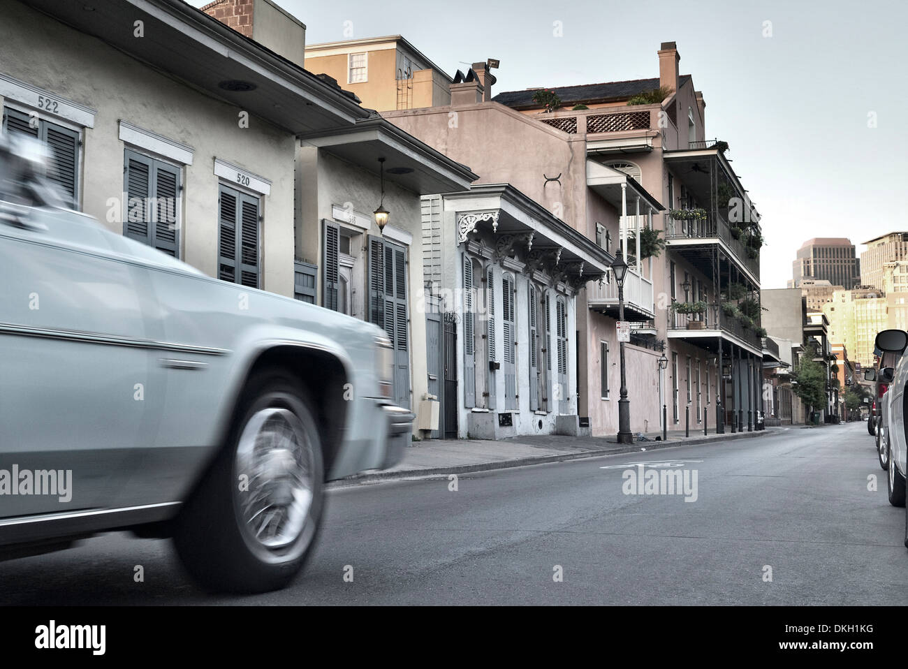 Cadillac Coupe de Ville in Dauphine St New Orleans USA Stockfoto