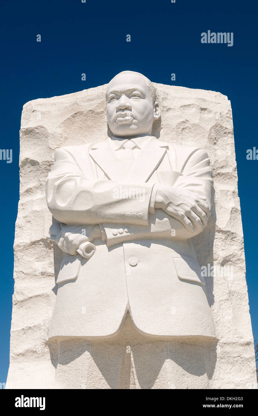 Die Martin Luther King Memorial an der National Mall in Washington, D.C., Vereinigte Staaten von Amerika, Nordamerika Stockfoto