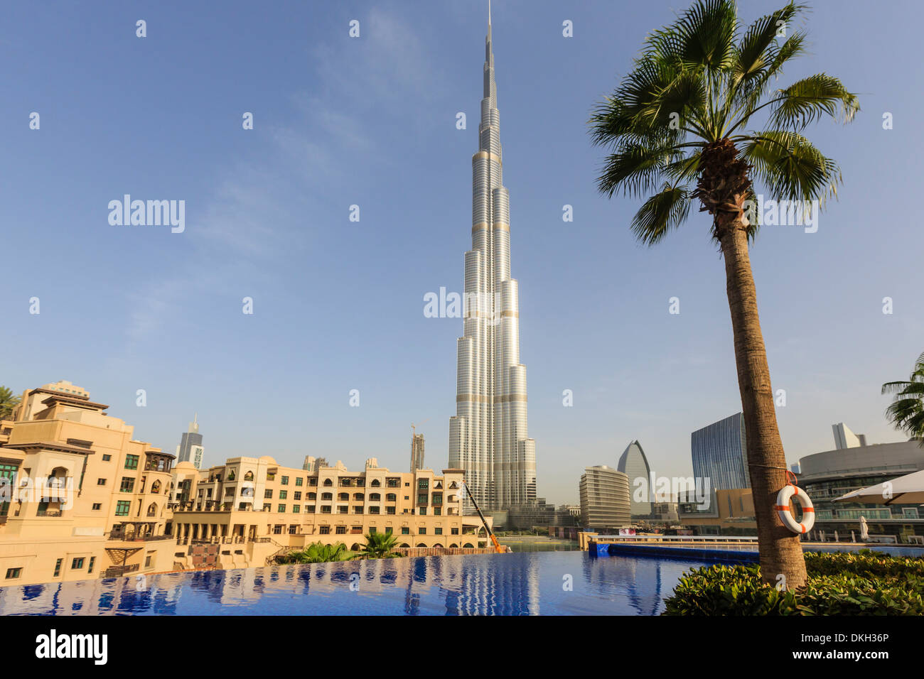 Burj Khalifa, Innenstadt, Dubai, Vereinigte Arabische Emirate, Naher Osten Stockfoto