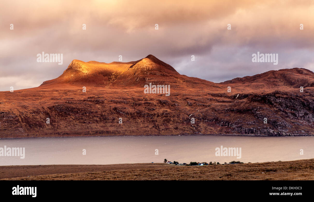 Beinn Ghoblach, kleines Loch Broom, Wester Ross, Highlands, Schottland Stockfoto