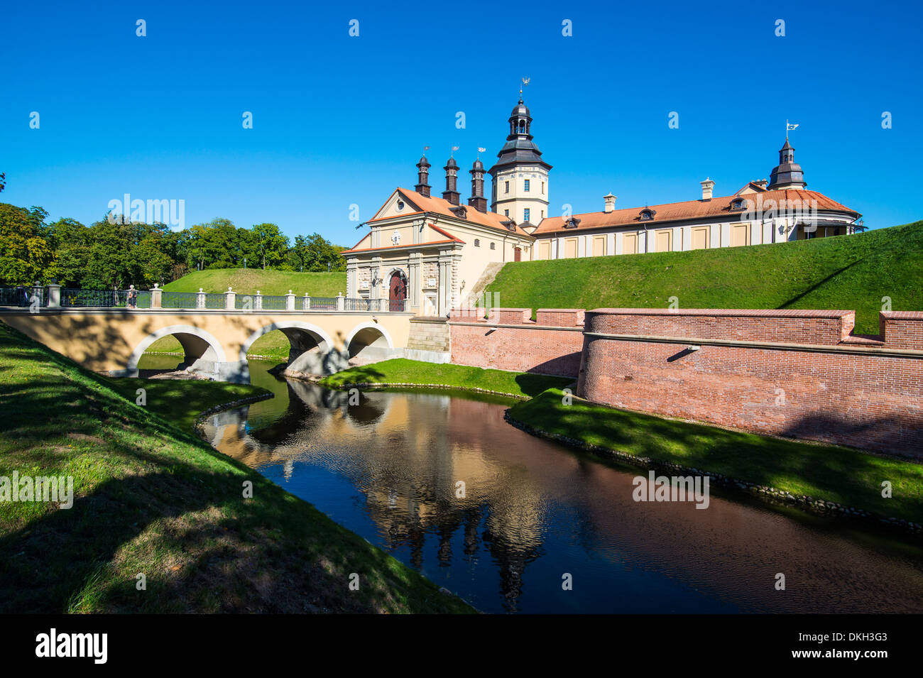 Neswizh Burg, UNESCO World Heritage Site, Belarus, Europa Stockfoto