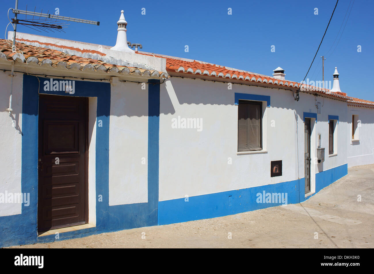 Malerischen Algarve Haus Algarve Portugal Stockfoto