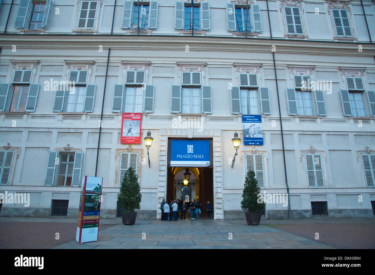 Palazzo Reale, Königlicher Palast, Piazza Reale, Turin, Italien Stockfoto