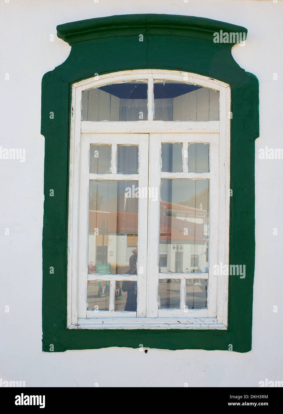 Malerische alte Fenster Algarve Algarve Portugal Stockfoto