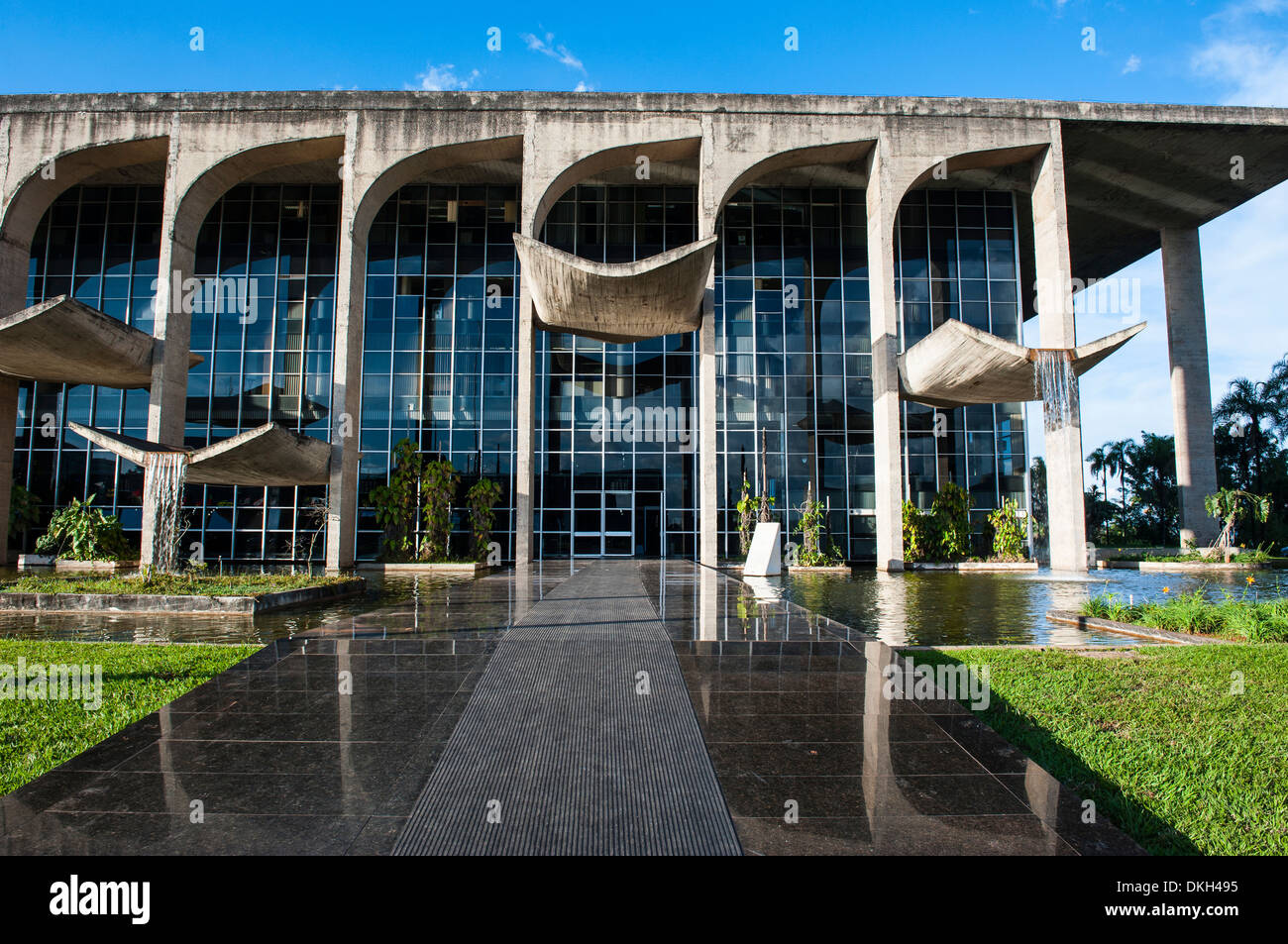 Justizministerium, Brasilia, UNESCO World Heritage Site, Brasilien, Südamerika Stockfoto