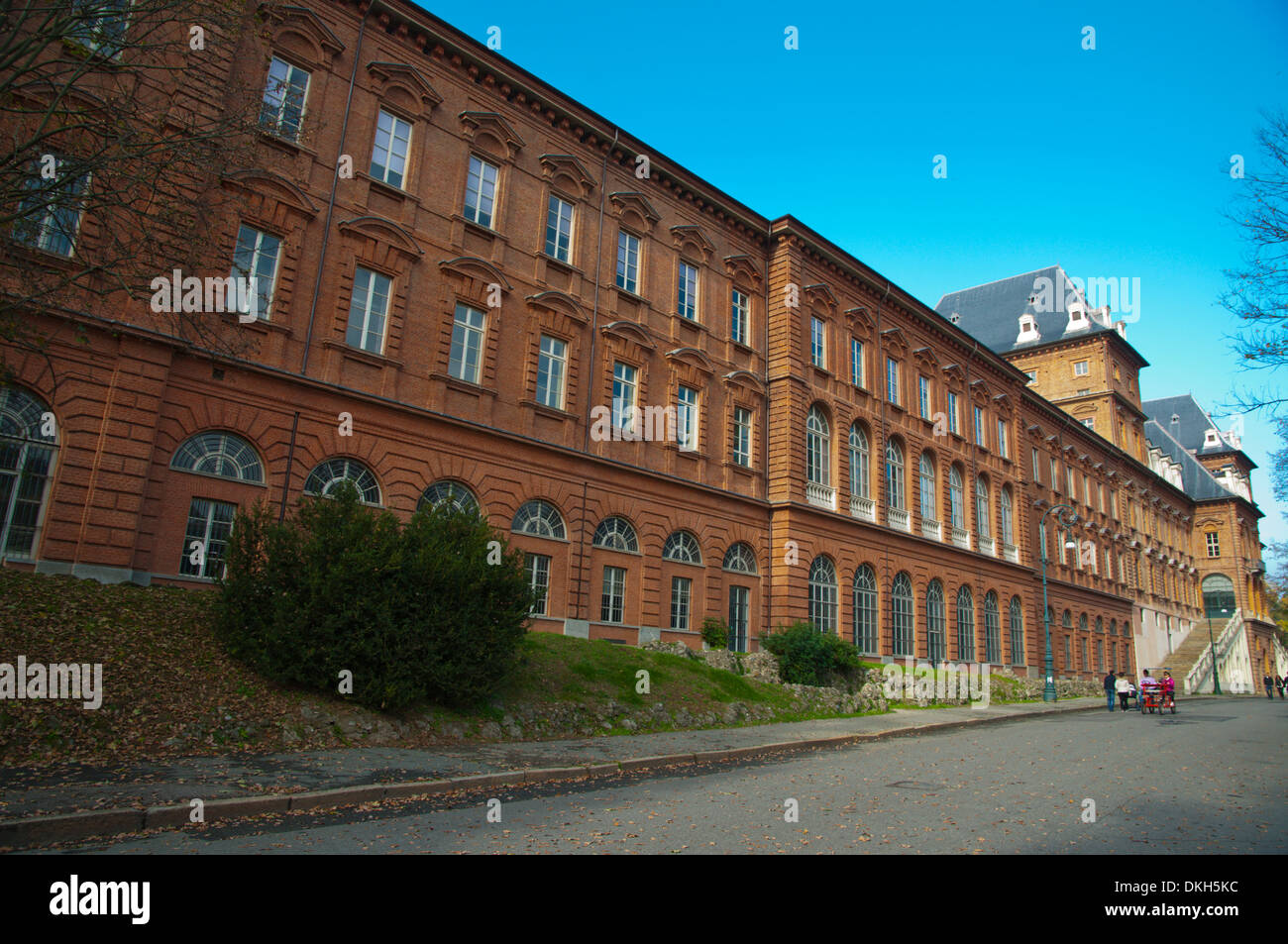 Castello Valentino Palast Komplex Parco del Valentino Park Turin Stadt Piedmont Region Nord-Italien-Europa Stockfoto