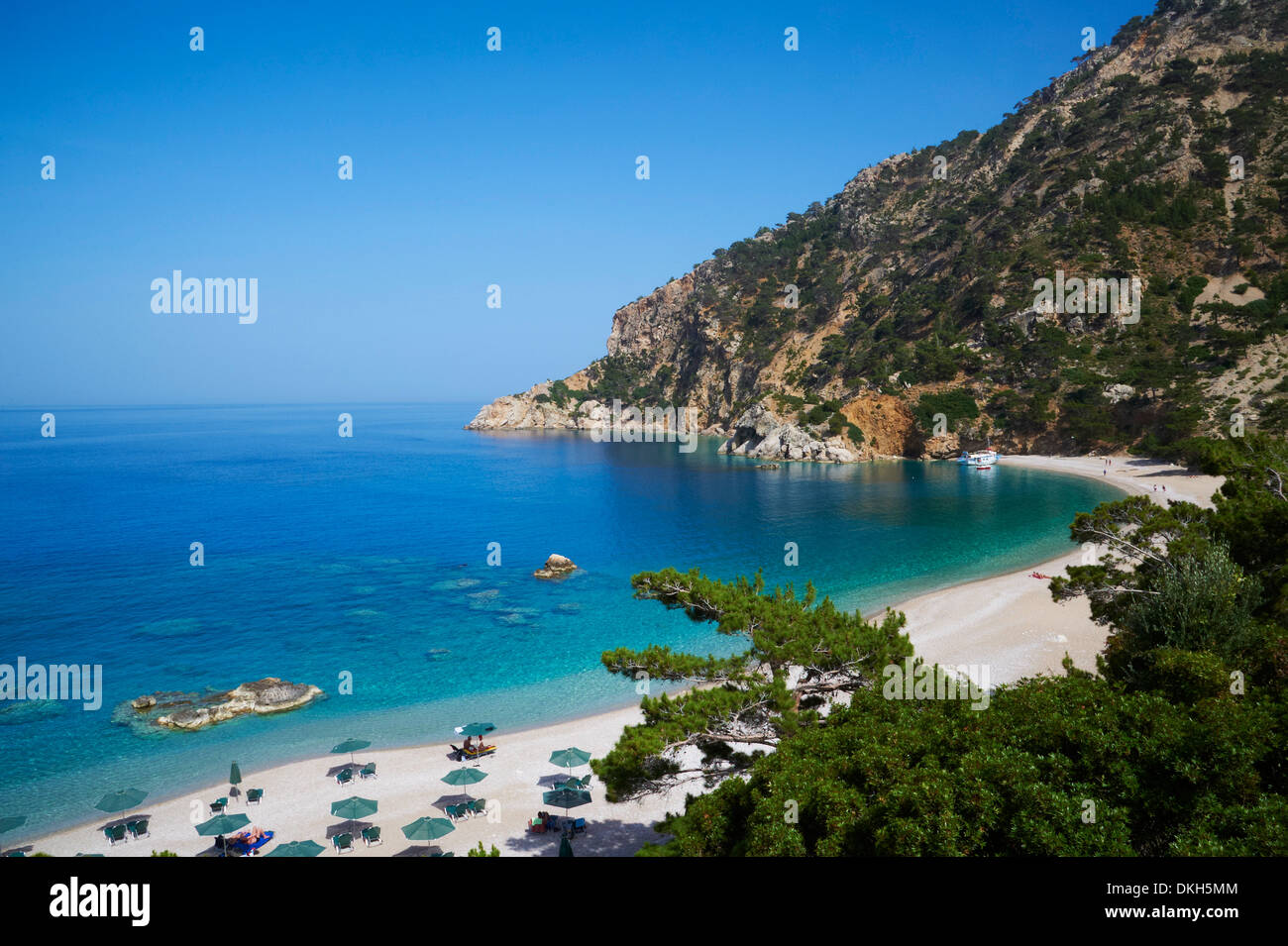 Apella Beach, Karpathos, Dodekanes, griechische Inseln, Griechenland, Europa Stockfoto