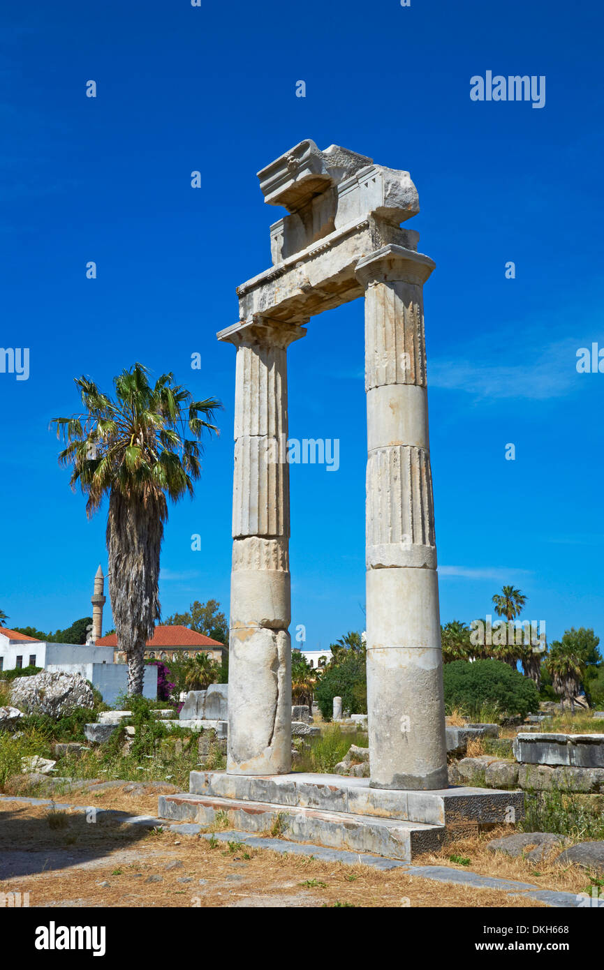 Agora, Kos Stadt, Kos, Dodekanes, griechische Inseln, Griechenland, Europa Stockfoto