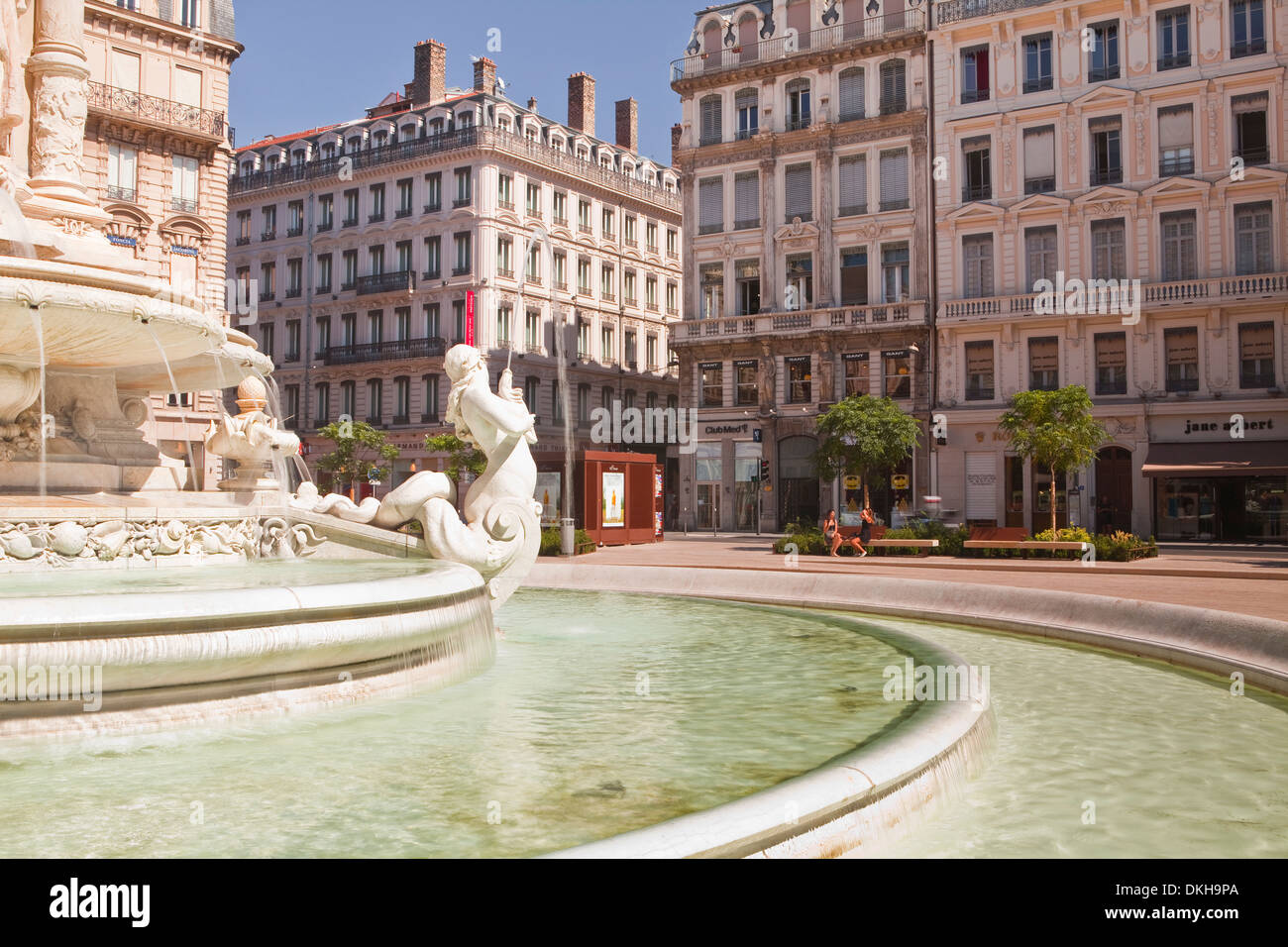 Place des Jacobins in die Stadt von Lyon, Rhone, Rhône-Alpes, Frankreich, Europa Stockfoto