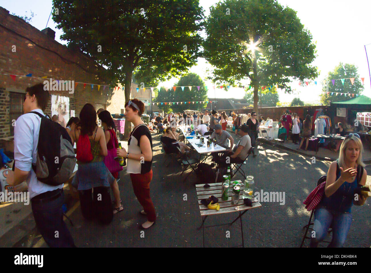 Hackney Wick böse Kunstfestival in East London Stockfoto