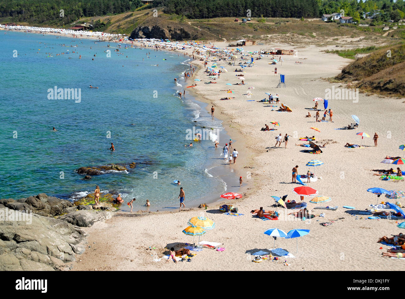 Ahtopol Beach, Bulgarien Stockfoto