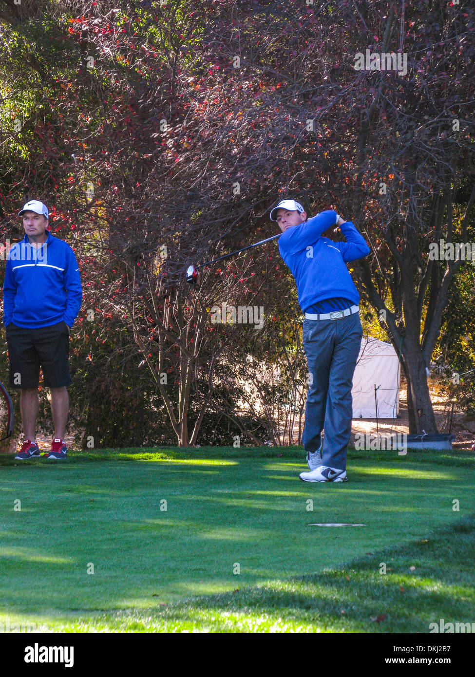 Rory McIlroy an der nordwestlichen gegenseitige World Challenge 4. Dezember 2013 im Sherwood Country Club in Thousand Oaks Kalifornien Stockfoto