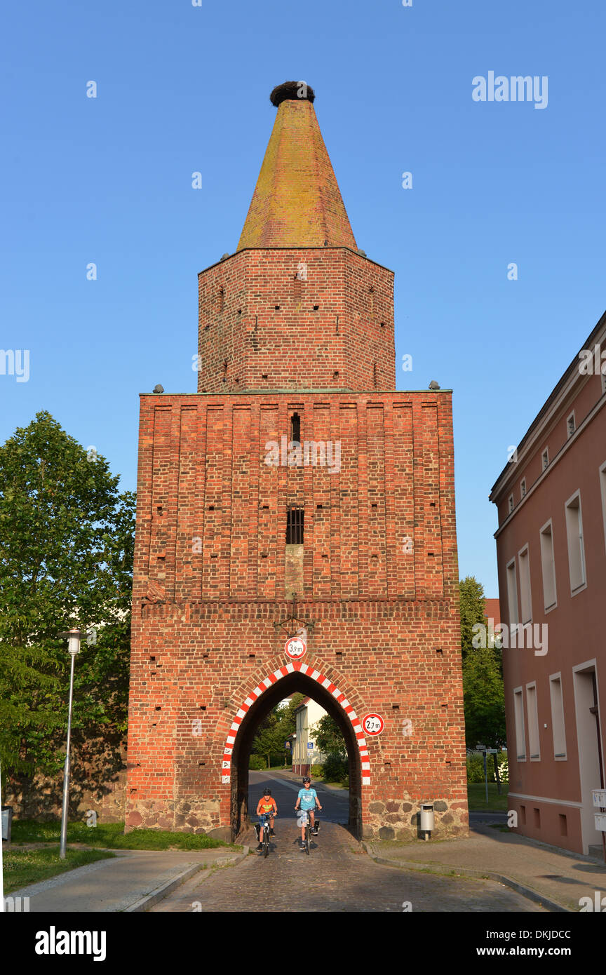 Muehlentor, Pasewalk, Mecklenburg-Vorpommern, Deutschland / Mühlentor Stockfoto