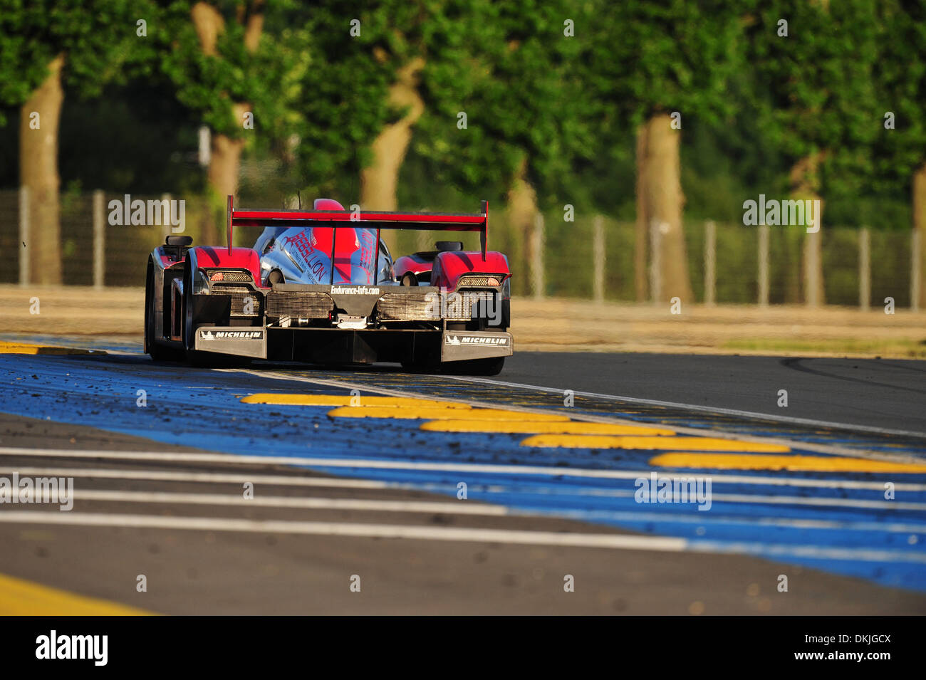 13. Juni 2009 - Mans Le, Frankreich - Rebellion Lola während der 24 Stunden von Le Mans, Samstag, 13. Juni 2009, in Le Mans, Frankreich. (Kredit-Bild: © Rainier Ehrhardt/ZUMAPRESS.com) Stockfoto