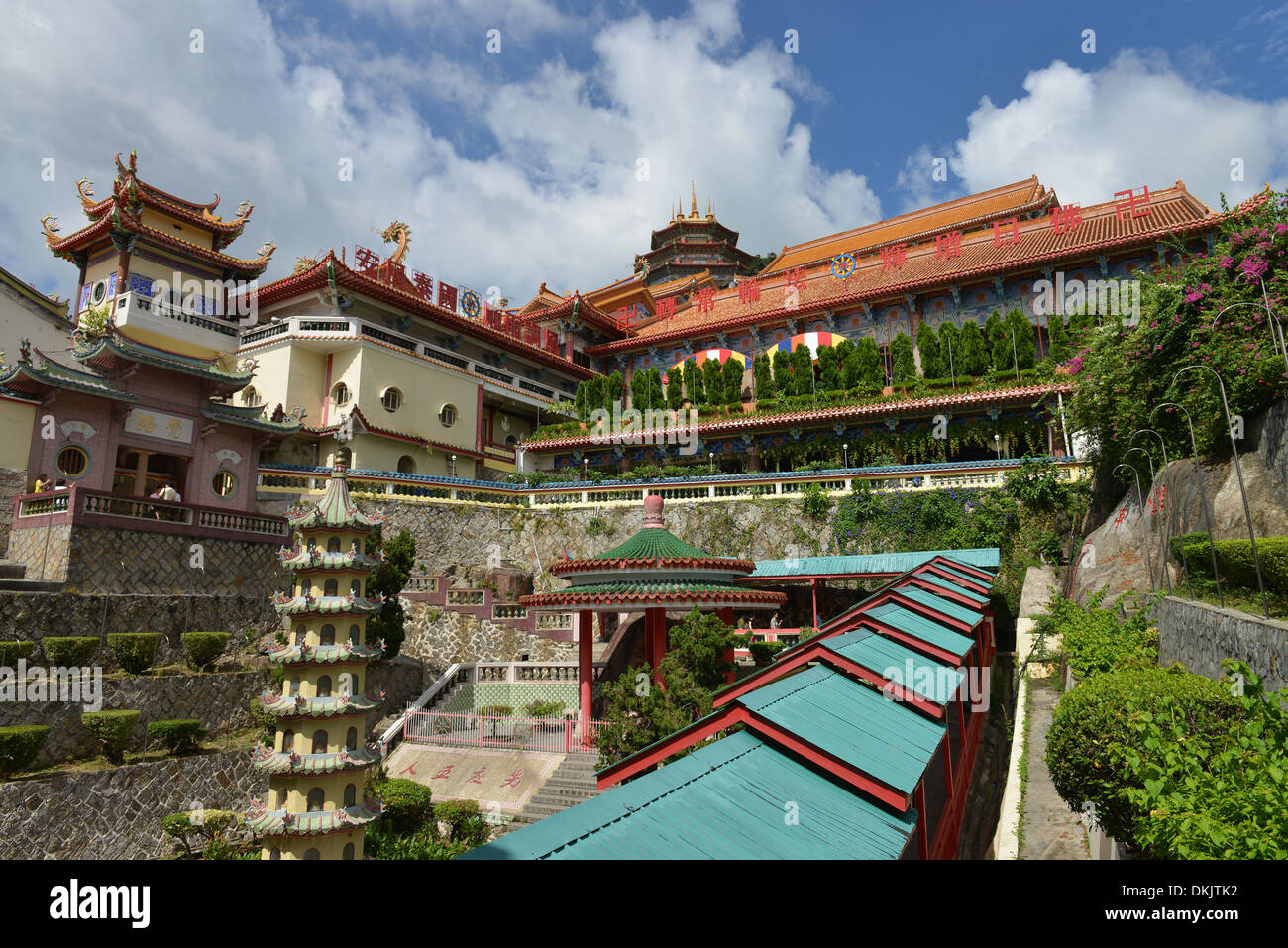 Tempelanlage Kek Lok Si, Penang, Malaysia Stockfoto