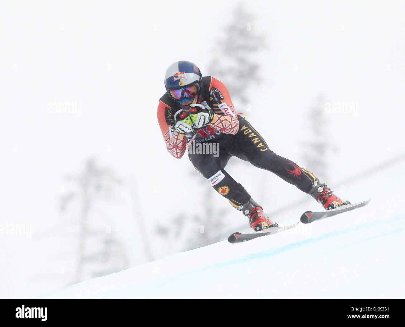 Beaver Creek, Colo, USA. 6. Dezember 2013. 06.12.2013 Beaver Creek, Colorado USA. ERIK GUAY Kanadas bei den Herren FIS Ski World Cup Downhill Rennen auf des Vogels der Beute Kurs in Beaver Creek, Colorado. Bildnachweis: Ralph Lauer/ZUMAPRESS.com/Alamy Live-Nachrichten Stockfoto