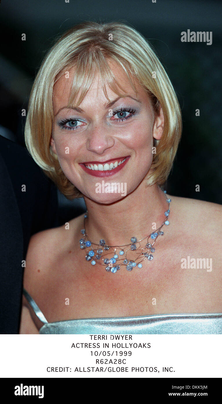 TERRI DWYER. SCHAUSPIELERIN IN HOLLYOAKS.10/05/1999.R62A28C. Stockfoto