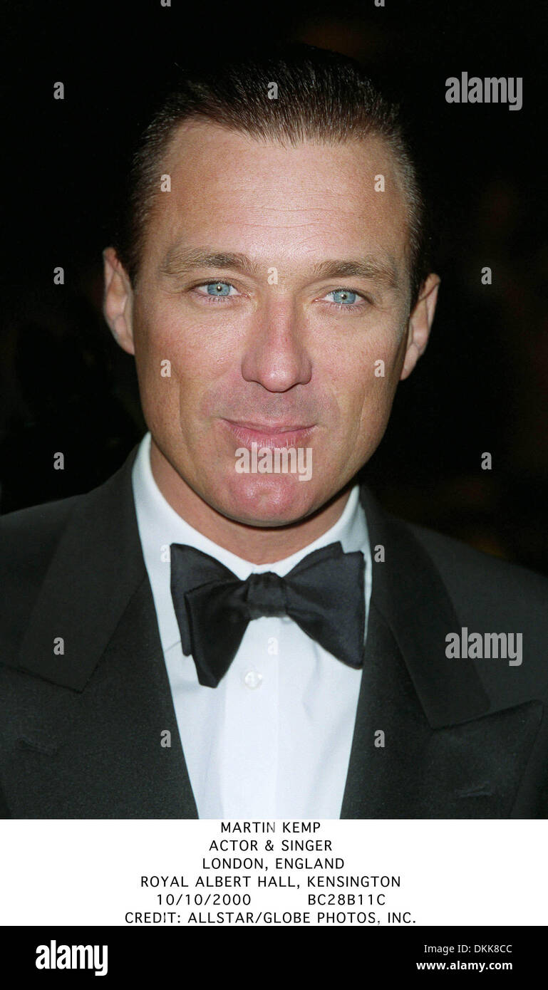 10. Oktober 2000 - ROYAL ALBERT HALL, KENSINGTON - MARTIN KEMP. SCHAUSPIELER & SÄNGER. LONDON, ENGLAND. ROYAL ALBERT HALL, KENSINGTON.10/10/2000.BC28B11C. CREDIT: (Kredit-Bild: © Globe Photos/ZUMAPRESS.com) Stockfoto