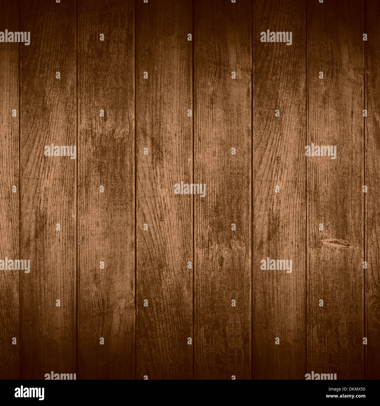 braune Planken Hintergrund oder Holzbrettern Sepia Textur Stockfoto