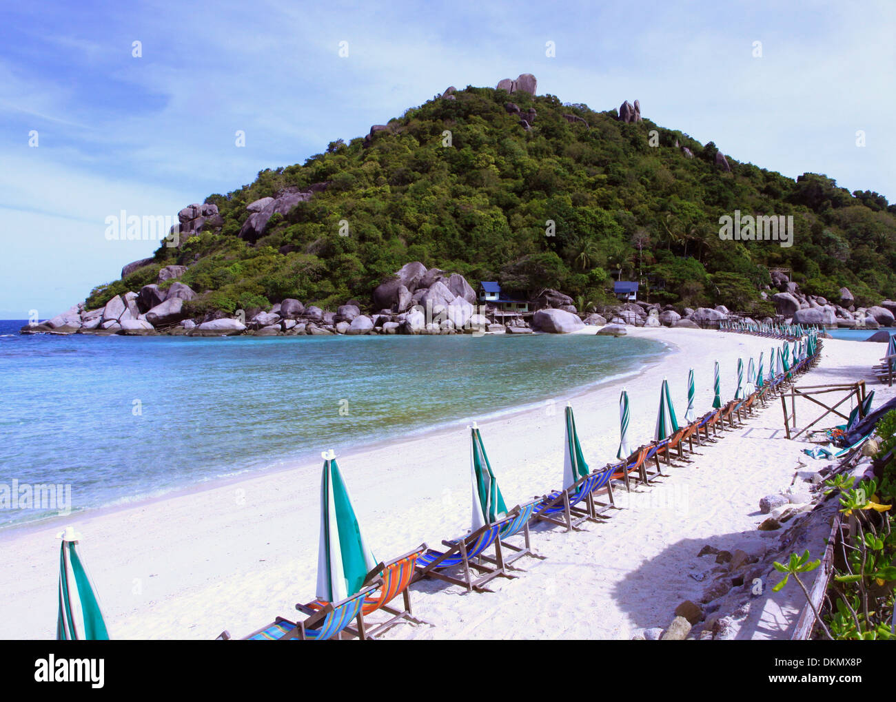 Koh Nangyuan Thailand Tao Meerblick Stockfoto
