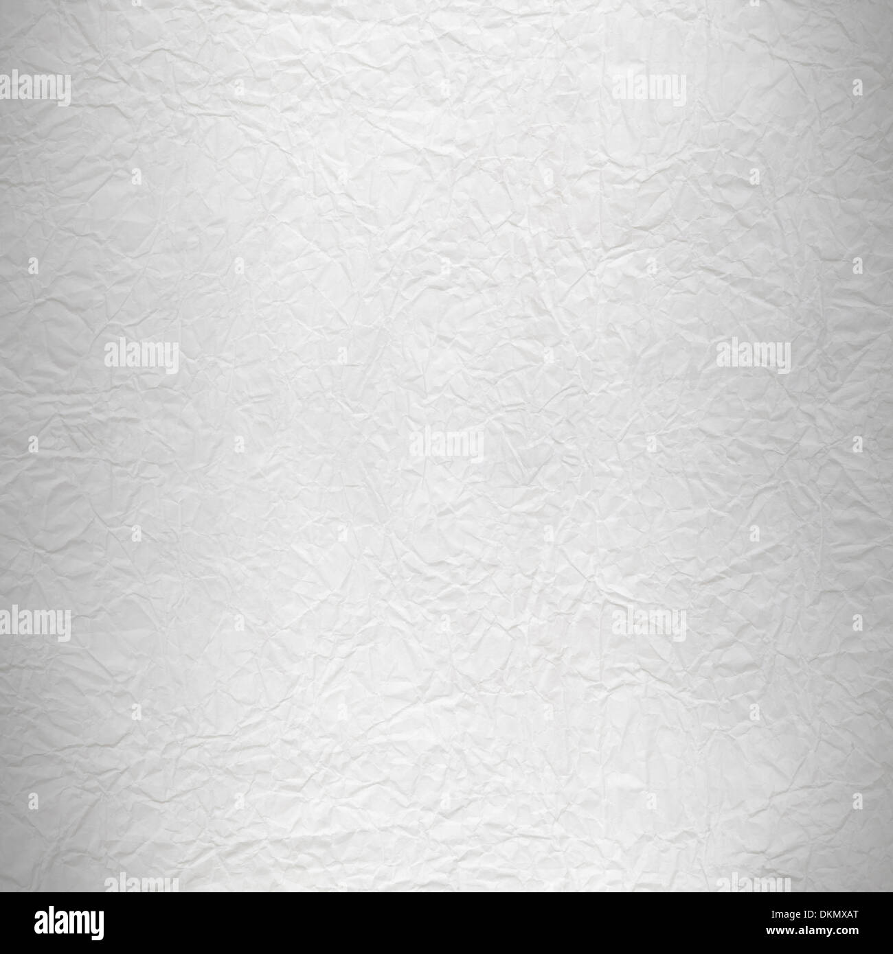 faltige weißes Blatt Papier Hintergrund oder grau grobe Muster Textur Stockfoto