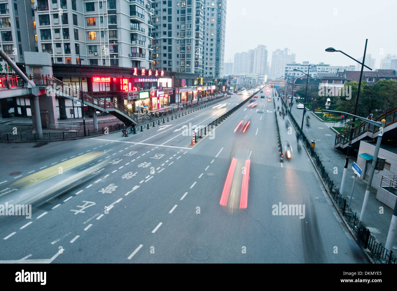 Er Nan Zhong Lu (Henan Road) in Shanghai, China Stockfoto