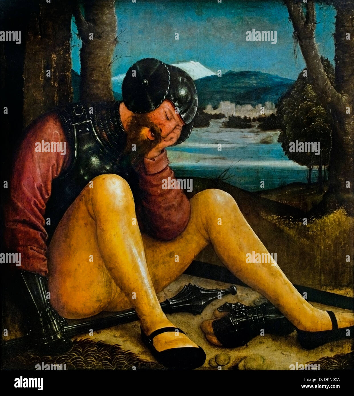 SCHLAFEN Wache (C. 1520/21) BERNHARD STRIGEL (1465-1528) Deutsch Deutschland Stockfoto