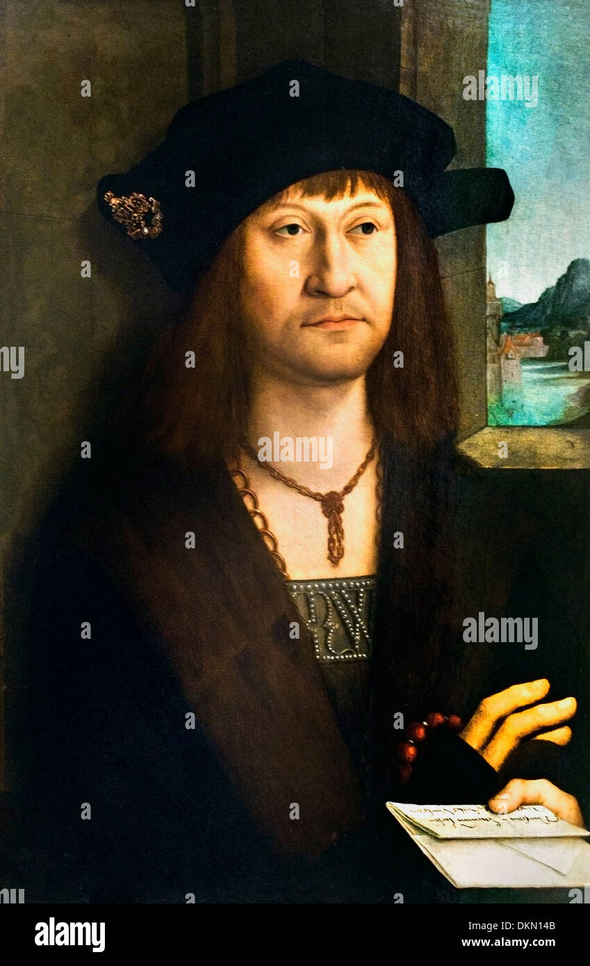 Hieronymus Haller 1525 BERNHARD STRIGEL (1465-1528) Stockfoto