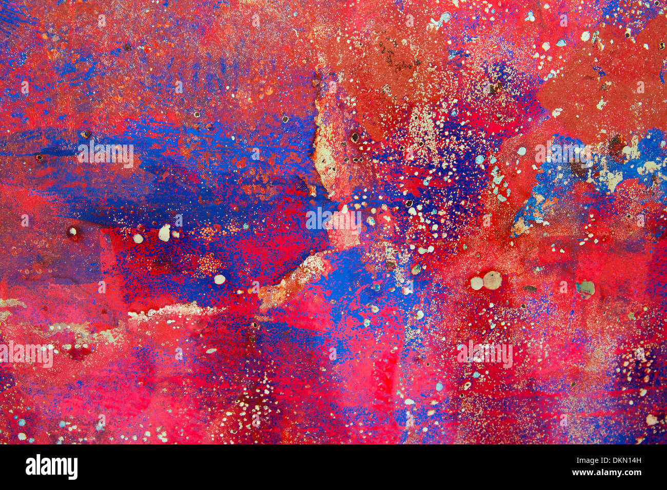 Grunge Hintergrund in rot und rostigen bunten Textur Stockfoto