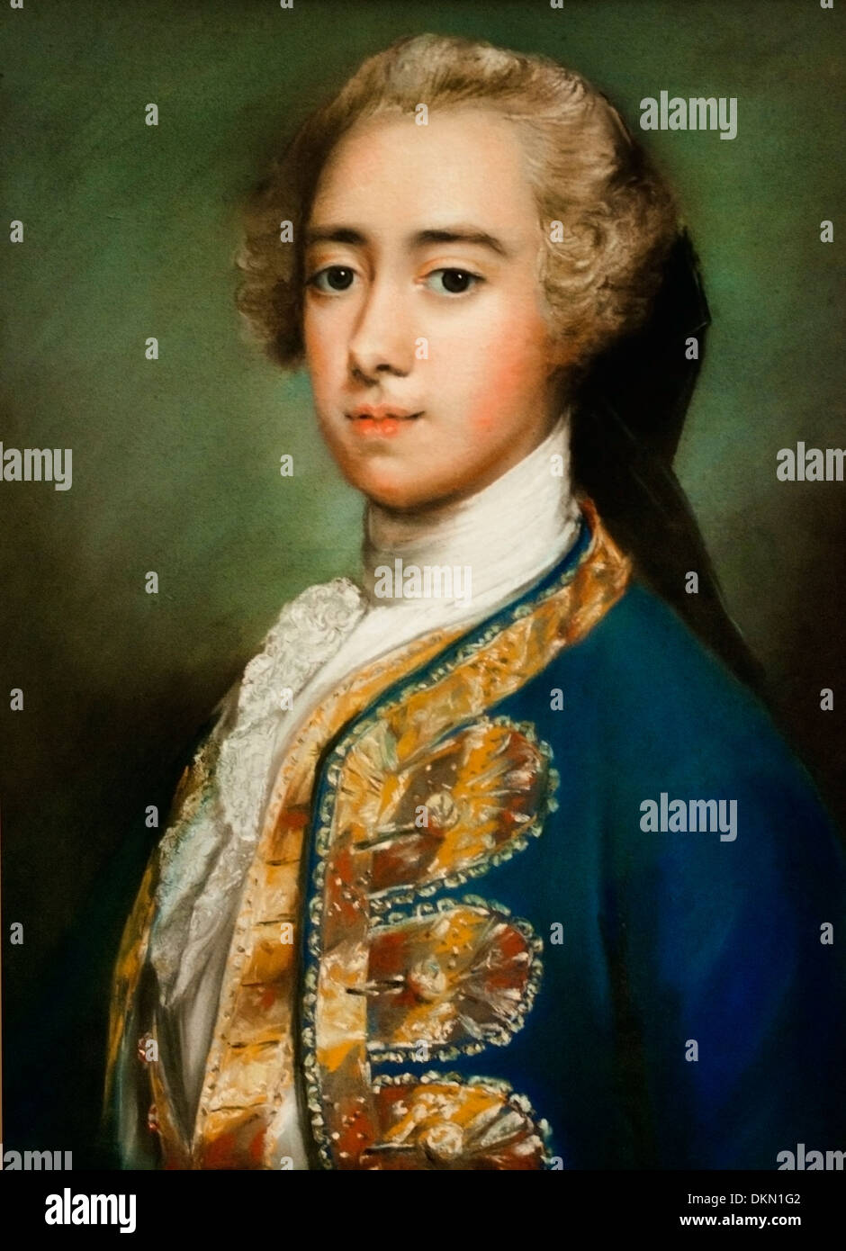 Lord St Georg 1715-1775 von Rosalba Carriera 1675-1757 venezianischen Rokoko Maler Italien Italienisch Stockfoto