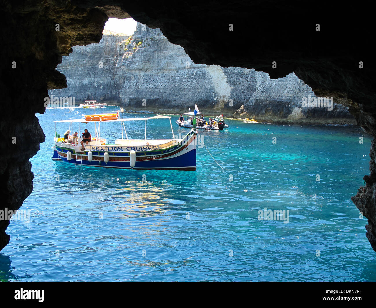 Insel Insel Gozo, Malta, Mediteran, Meer, Europa, Film, Lage Stockfoto