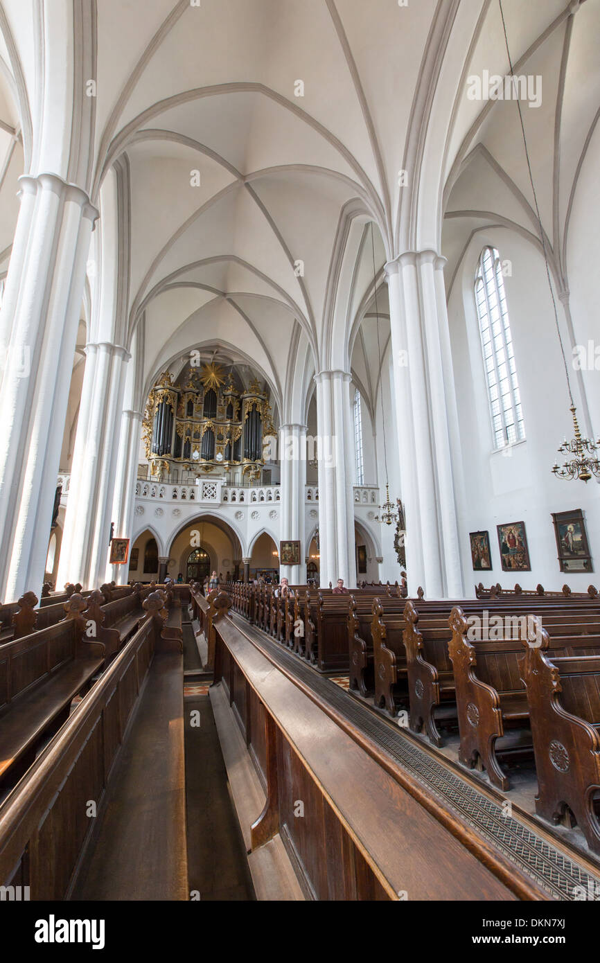 St. Marien Kirche (St. Marien, errichtet im frühen 13. Jahrhundert, befindet sich in Berlin, Deutschland. Stockfoto