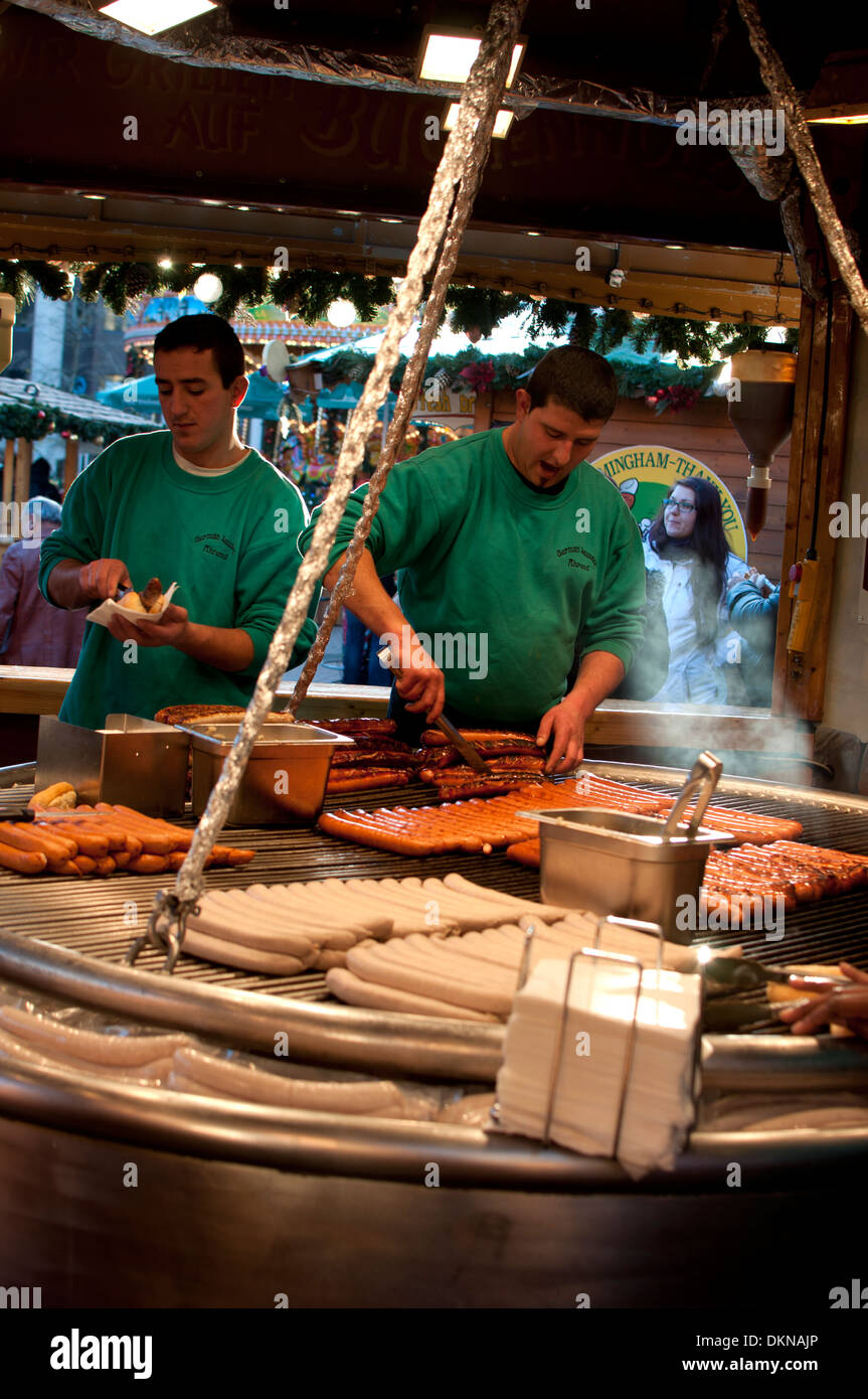 Frankfurt deutschen Weihnachtsmarkt, Birmingham, UK Stockfoto