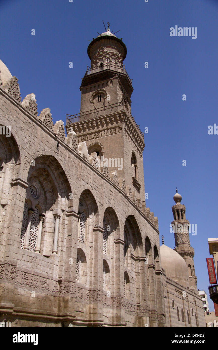 Moschee @old Cairo Bereich Stockfoto