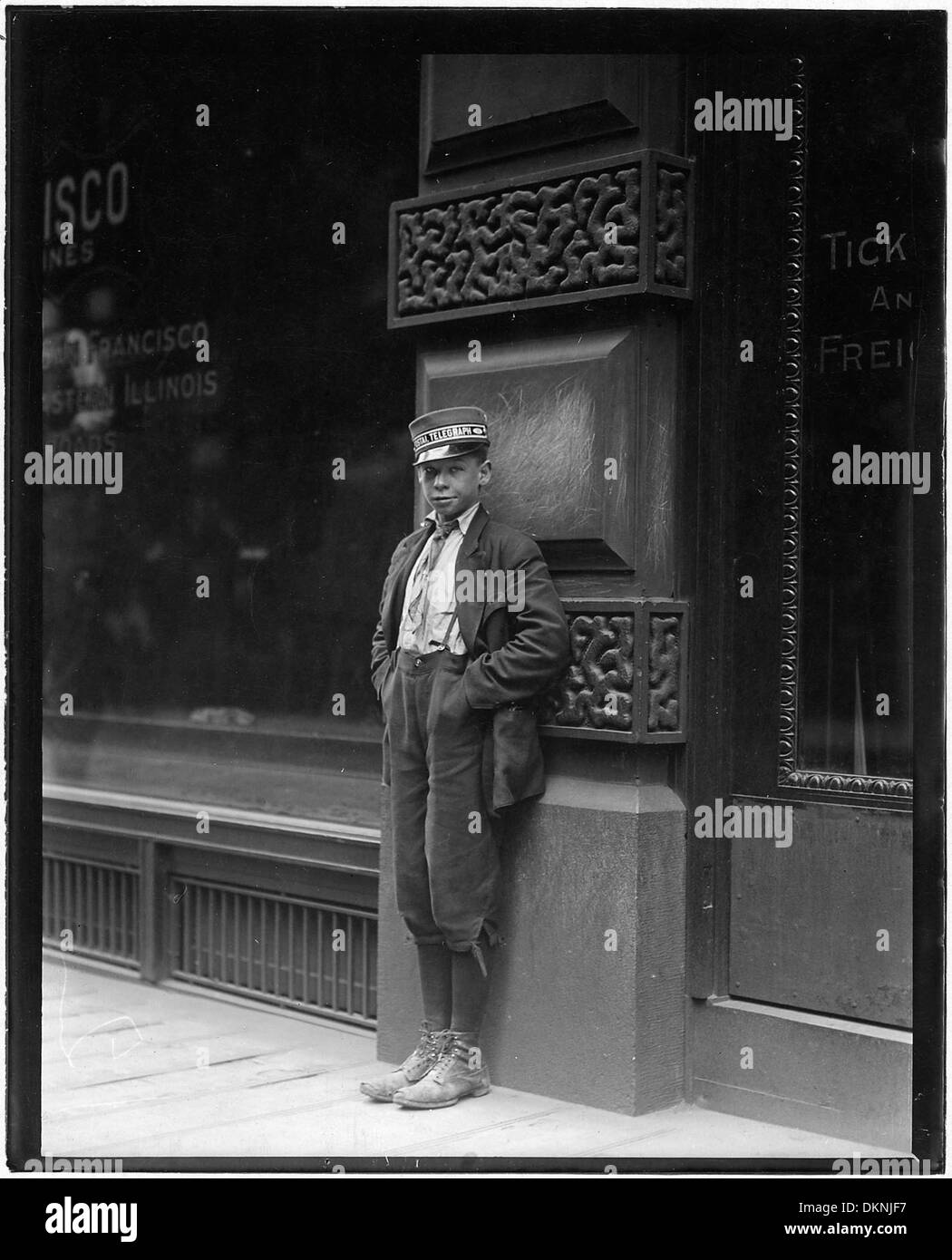 Eine junge Bote. St. Louis, Mo 523300 Stockfoto