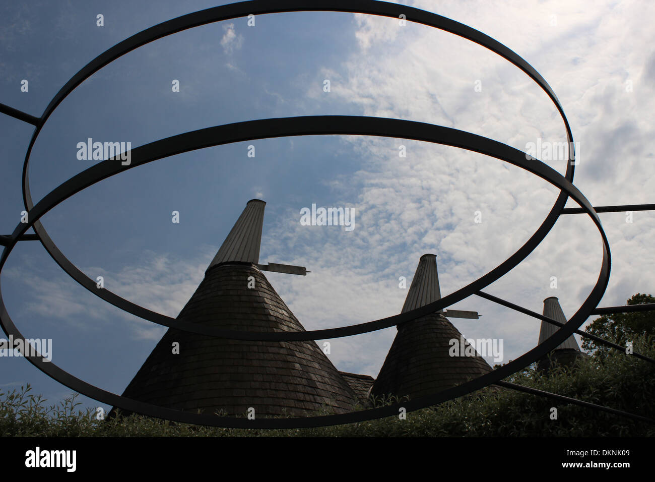 Hofgarten zu begraben Stockfoto