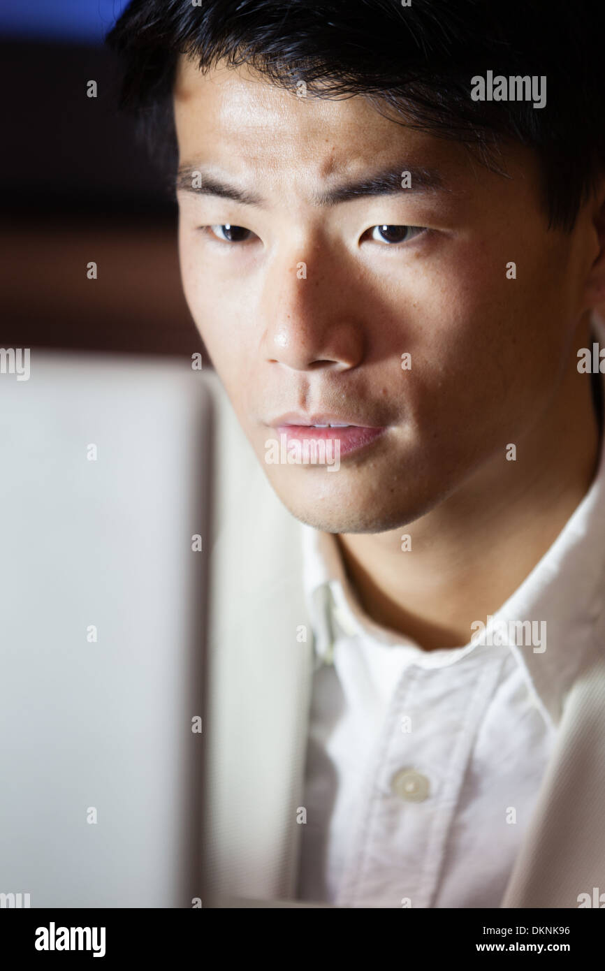 Junge Börsenmakler Stockfoto
