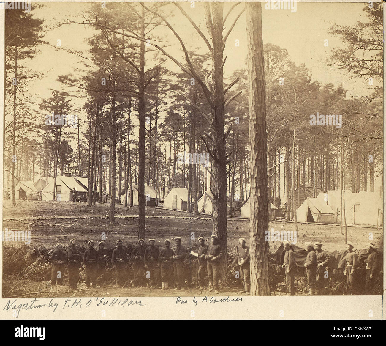 Virginia, Brandy Station, Hauptquartier der Armee des Potomac. 533334 Stockfoto