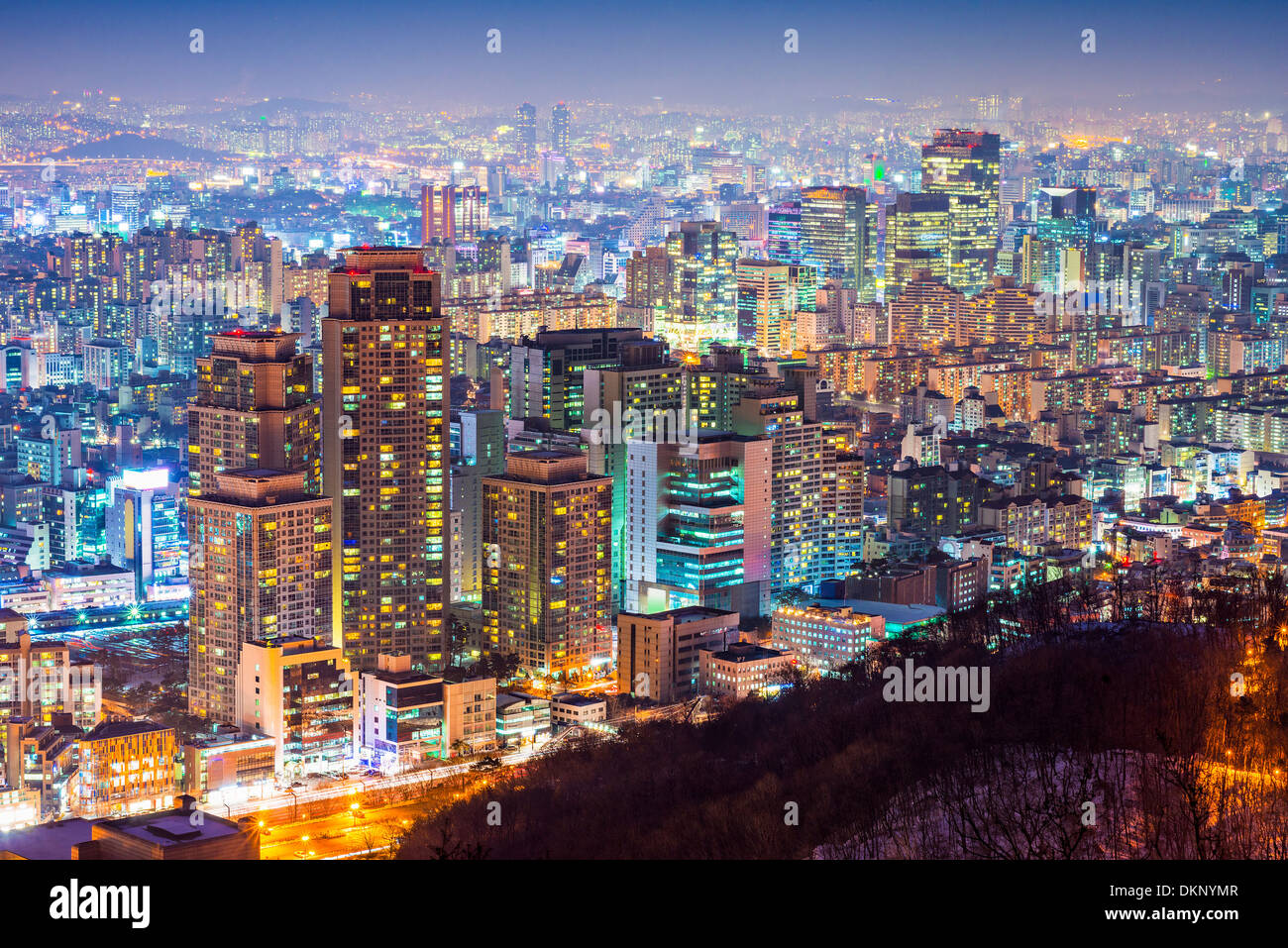 Seoul, Südkorea Stadtbild Stockfoto