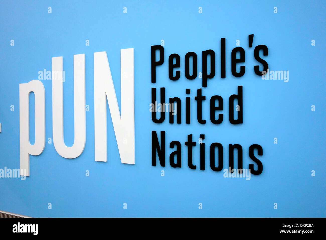 Das Volk Vereinten Nation im Queens Museum of Art Stockfoto