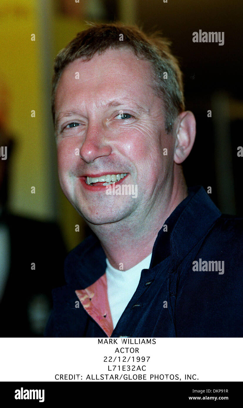 MARK WILLIAMS. ACTOR.22/12/1997.L71E32AC. BILDNACHWEIS: ALLSTAR  Stockfotografie - Alamy