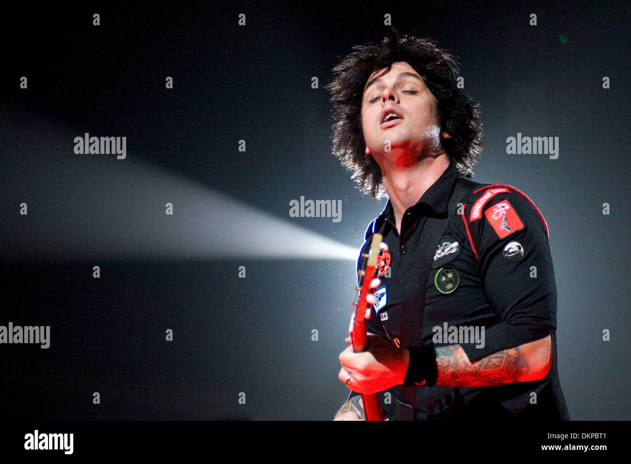 16. Juli 2009 - Hamilton, Ontario, Kanada - 16. Juli 2009: Green Day führt in Hamilton, Ontario Copps Coliseum. (Kredit-Bild: © Southcreek Global/ZUMApress.com) Stockfoto