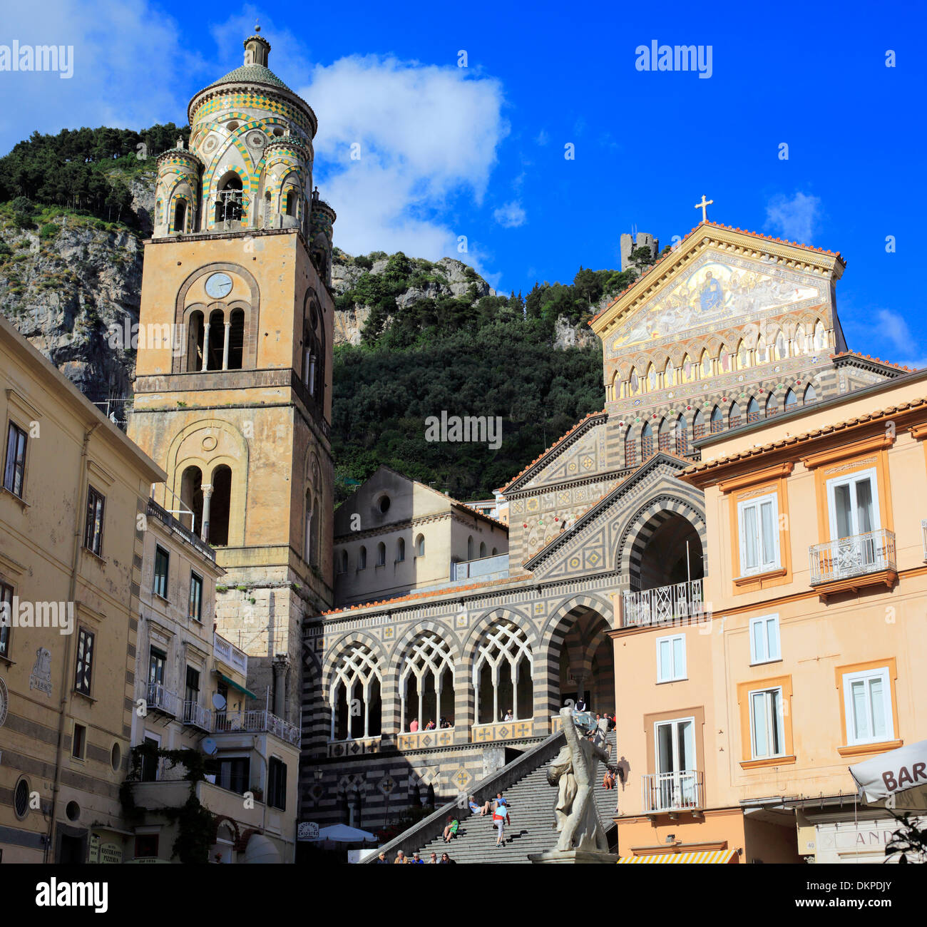Kathedrale, Amalfi, Kampanien, Italien Stockfoto